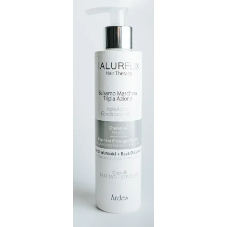 Ardes IALURELIX Balsamo Maschera Tripla Azione Trattamento per Capelli Fragili 200 ml