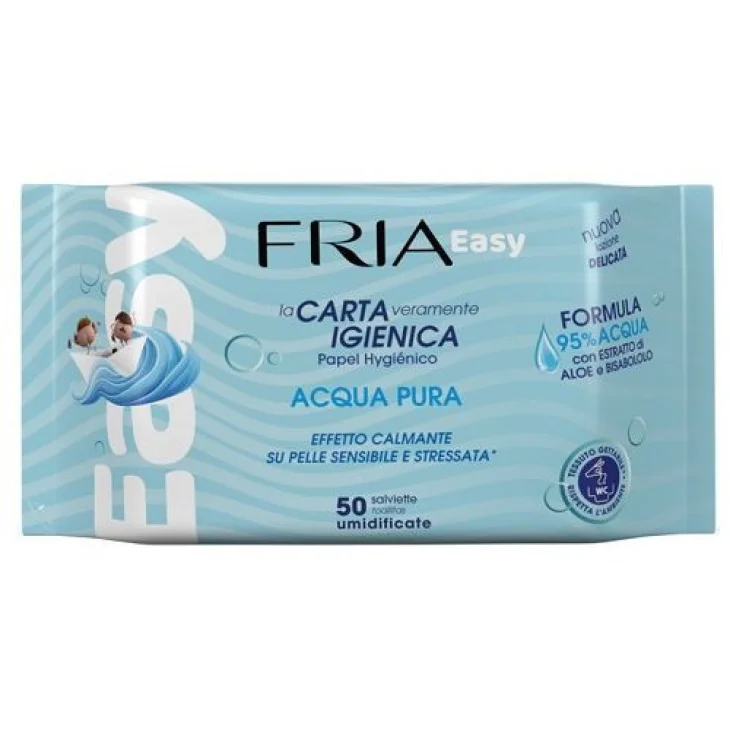 Fria Salviettine Igieniche Acqua Pura Aloe Bisabololo 50 pezzi