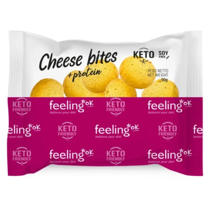Feeling OK +Protein Cheese Bites 50 g