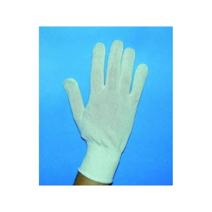 Farmacare Guanti In Filo Di Cotone Taglia S Polso Elasticizzato Senza Cuciture