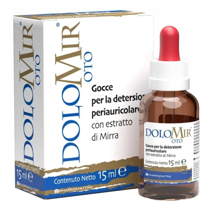 Dolomir Oto Gocce Auricolari Detersione Periauricolare 15 ml Dolomir Oto Gocce Auricolari Detersione Periauricolare 15 ml