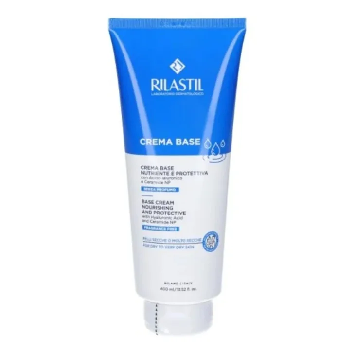 Rilastil Crema Base Nutriente e Protettiva per Viso e Corpo 400 ml