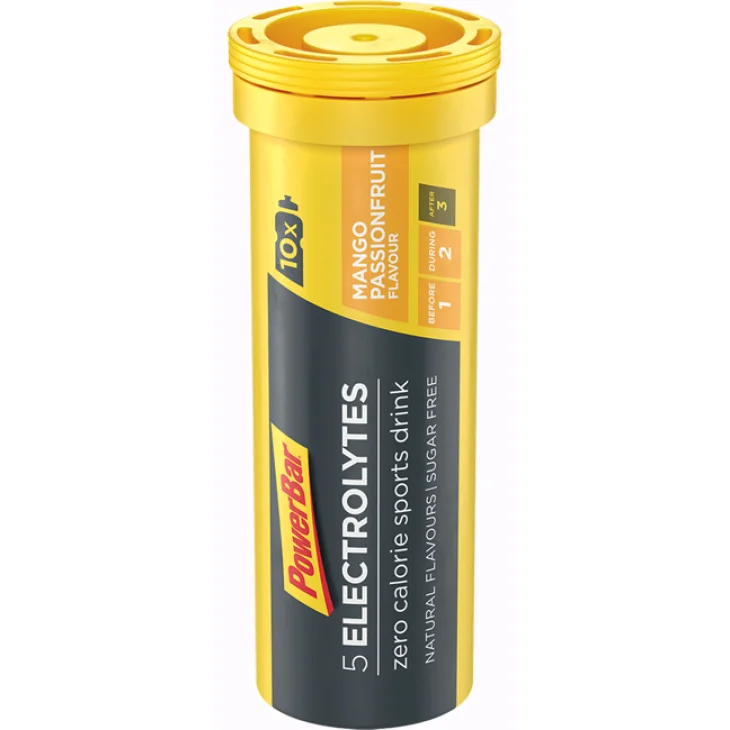 PowerBar 5 Electrolytes Gusto Mango-Passion Fruit 10 Compresse