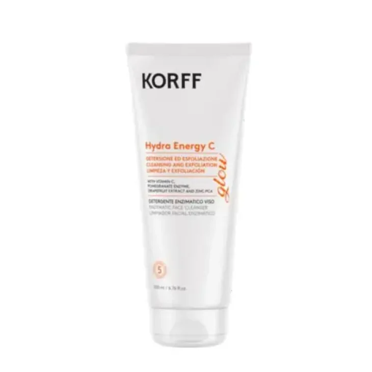 Korff Hydra Energy C Glow Gel Detergente Enzimatico Deterge e Purifica 200 ml