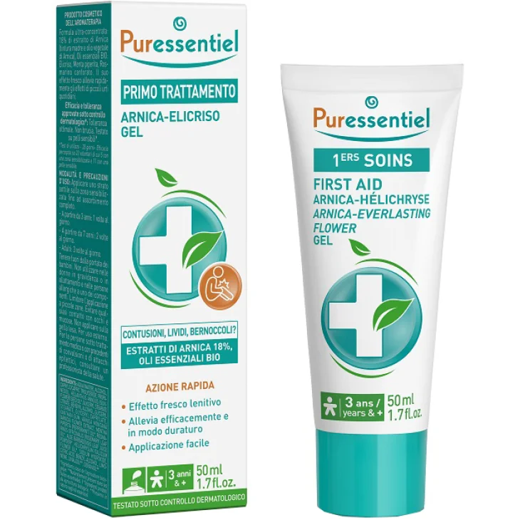 Puressentiel Arnica Elicriso Gel Primo Trattamento Dolori Muscolari 50 ml