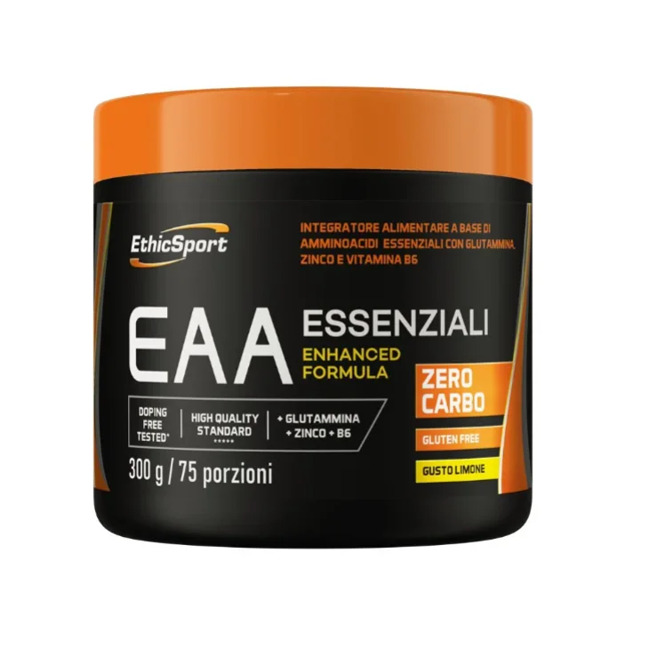 EthicSport EAA Essenziali Integratore Alimentare di Aminoacidi Solubili 300 g