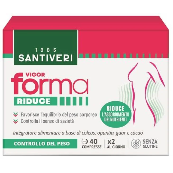 Santiveri Vigor Forma Riduce Integratore Alimentare 40 Compresse Santiveri Vigor Forma Riduce Integratore Alimentare 40 Compresse