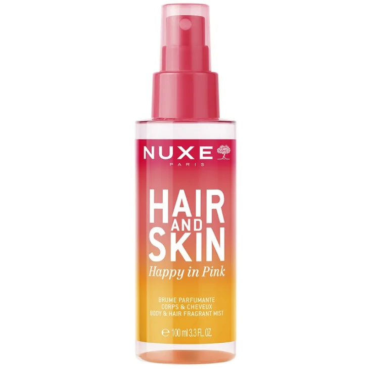 NUXE Hair & Skin Fragrant Mist Happy in Pink Acqua Profumata Pelle e Capelli 100 ml