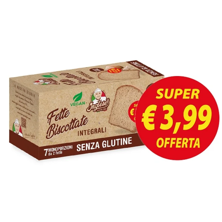INGLESE FETTE BISCOTTATE INTEGRALI 200 G PROMO