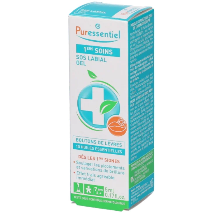 Puressentiel Gel SOS Labbra Primo Trattamento 5 ml