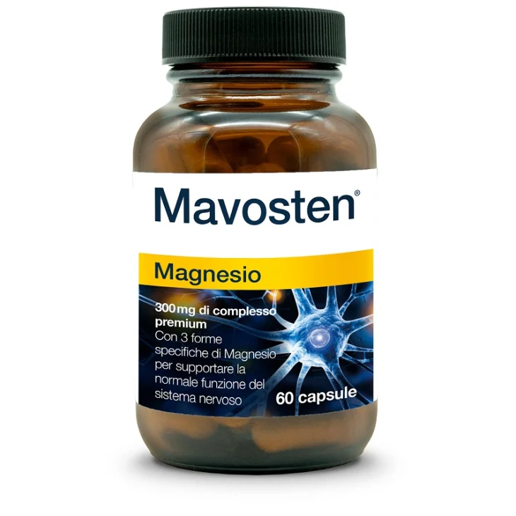 Mavosten Integratore di Magnesio Per il Benessere dell'Organismo 60 Capsule