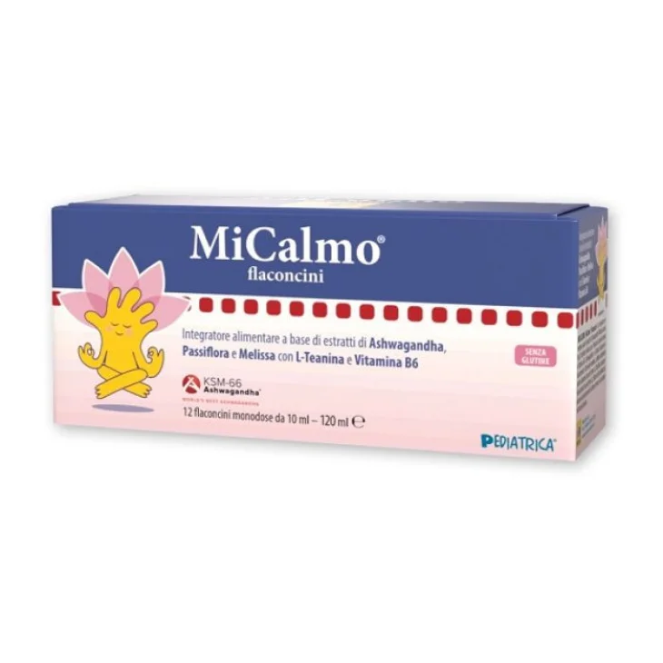 Pediatrica Micalmo Integratore Memoria e Stanchezza 12 Flaconcini 10ml