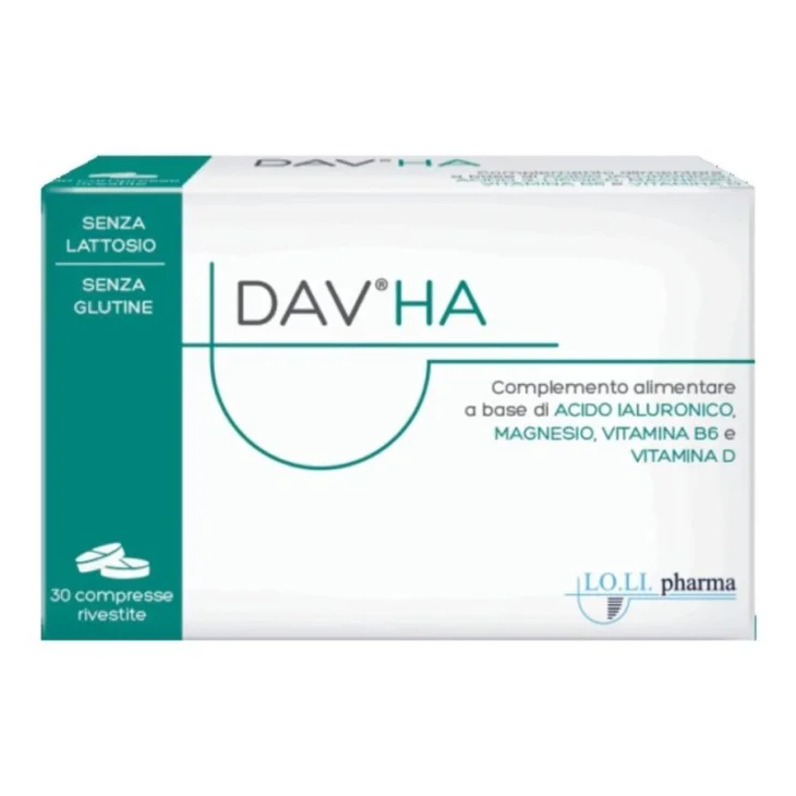 Lo.li. Pharma Dav Ha Integratore Acido Ialuronico 30 Compresse Senza Glutine