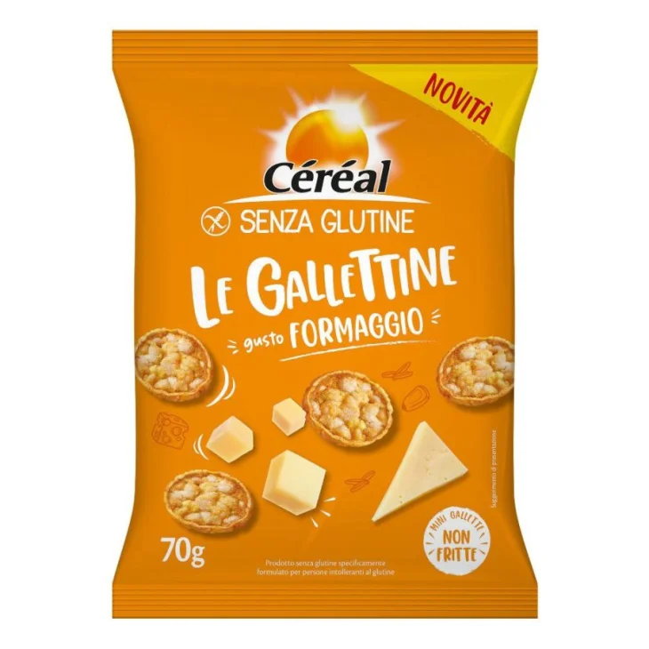 Cereal Gallettine Senza Glutine Gusto Formaggio 70g