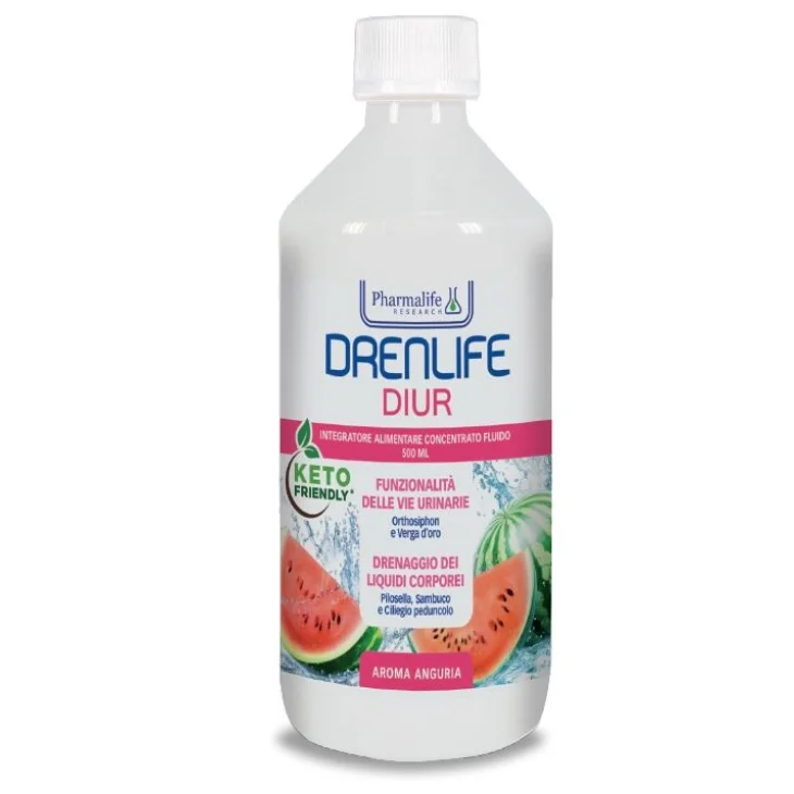 Pharmalife Research Drenlife Diur Integratore Alimentare per la Funzionalit&agrave; delle Vie Urinarie 500 ml