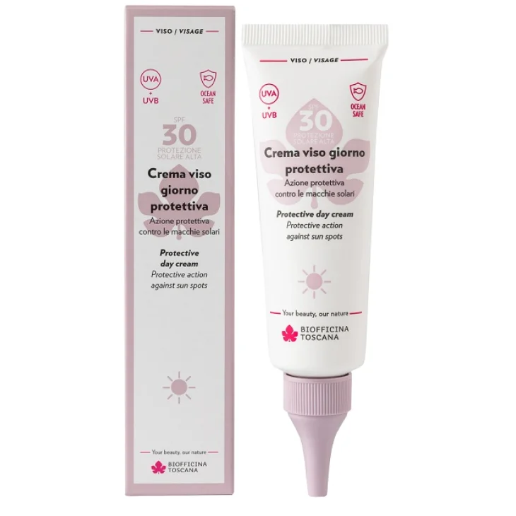 Biofficina Toscana Crema Viso Protettiva Giorno SPF30 50 ml