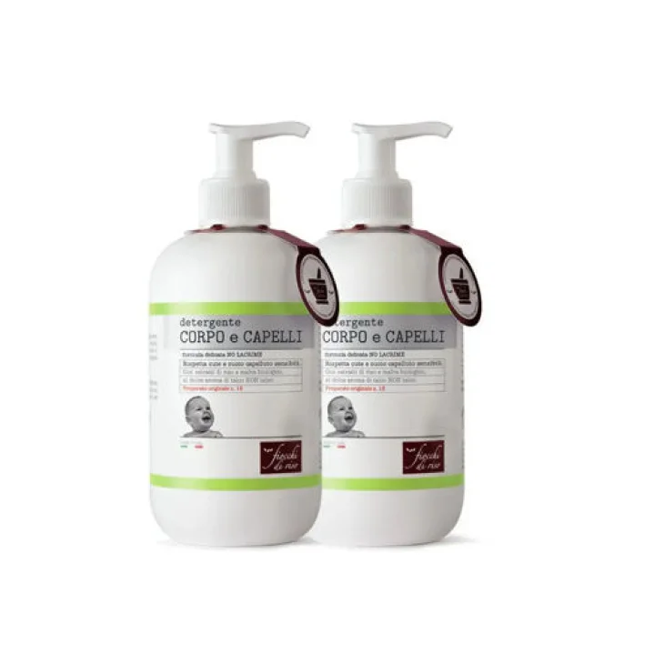 Fiocchi Di Riso Detergente Corpo e Capelli Talco 2 x 400 ml Bipacco Fiocchi Di Riso Detergente Corpo e Capelli Talco 2 x 400 ml Bipacco