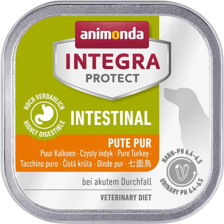 Integra Dog Intestinal Tacchino Cibo Umido per Cani Problemi Intestinali 150g Integra Dog Intestinal Tacchino Cibo Umido per Cani Problemi Intestinali 150g