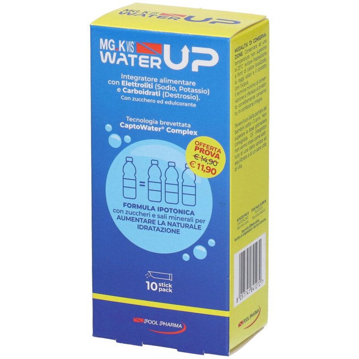 MGK Vis Water Up Integratore di Sali Minerali Idratanti 10 bustine