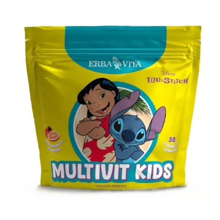 Erba Vita Disney Multivit Kids Integratore Multivitaminico per Bambini 30 gommose