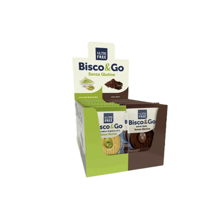 Nutrifree Bisco & Go Extra Dark Biscotti Senza Glutine Monoporzione 40g Nutrifree Bisco & Go Extra Dark Biscotti Senza Glutine Monoporzione 40g