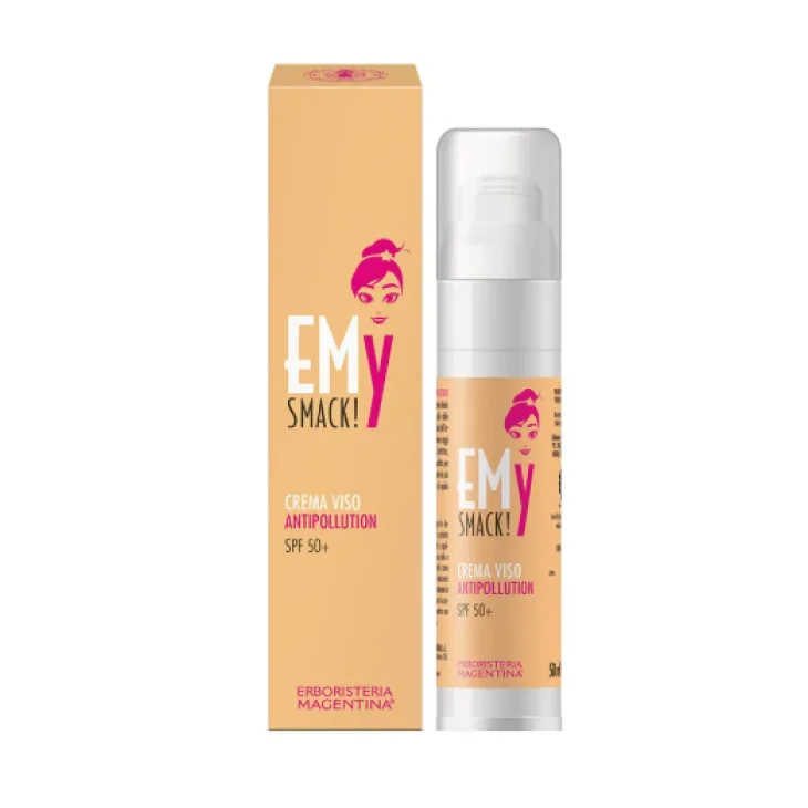 Erboristeria Magentina Emy Crema Viso Antipollution  SPF50+ 50 ml