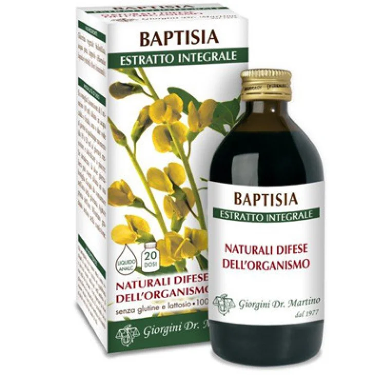 Dr Giorgini Baptisia Estratto Integrale Difese Immunitarie Vegano Senza Glutine 200ml