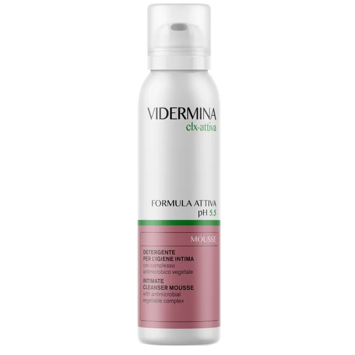 Vidermina Clx-Attiva Mousse Detergente per l´Igiene Intima 150 ml Vidermina Clx-Attiva Mousse Detergente per l´Igiene Intima 150 ml