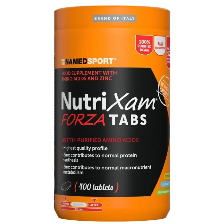 Named Sport Nutrixam Forza Tabs Integratore di Aminoacidi Essenziali 400 compresse
