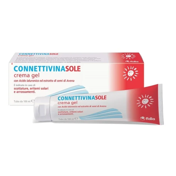 Connettivina Sole Crema Gel Scottature o Arrossamenti 30 ml