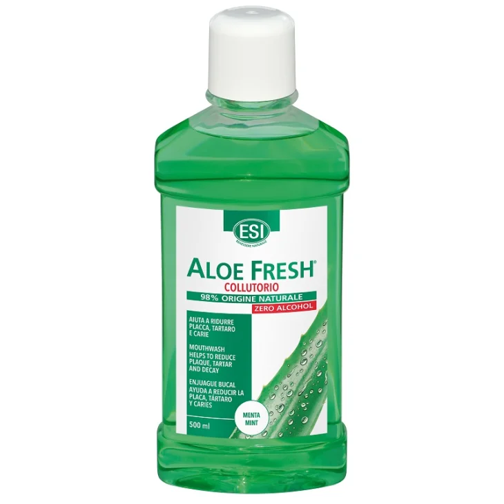 Esi Aloe Fresh Collutorio Zero Alcol all'Aloe Vera 500 ml
