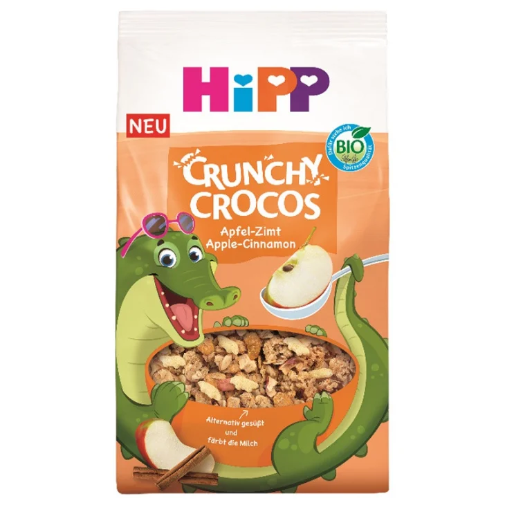 Hipp Crunchy Crocos Muesli Biologico Mela e Cannella per Bambini da 3 Anni 300 grammi Hipp Crunchy Crocos Muesli Biologico Mela e Cannella per Bambini da 3 Anni 300 grammi