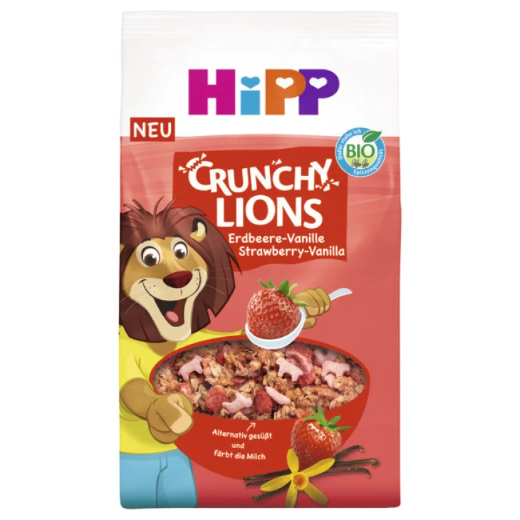 Hipp Muesli Biologico Croccante Fragola Vaniglia Prima Infanzia 200g Hipp Muesli Biologico Croccante Fragola Vaniglia Prima Infanzia 200g