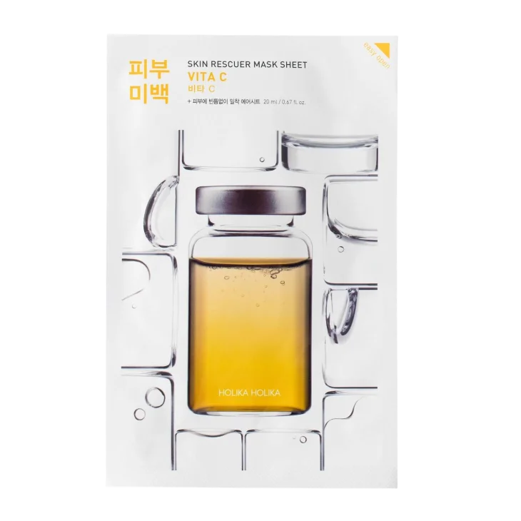 Holika Holika Skin Rescuer Mask Sheet Vita C Maschera Illuminante 20 ml