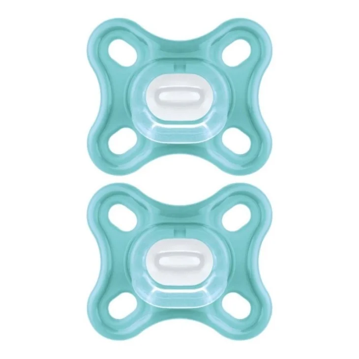 Mam Comfort Succhietti in Silicone 3-12 mesi Colore Neutro 2 pezzi