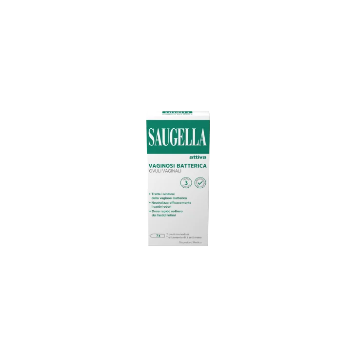 Saugella Attiva Vaginosi Batterica 7 ovuli vaginali