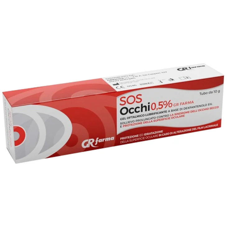 SOS Occhi Gel Oftalmico Lubrificante con Dexpantenolo 5% 10 g