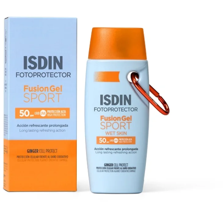 Isdin Fusion Gel Sport SPF50 Protezione Solare Corpo Ideale per Sportivi 100 ml