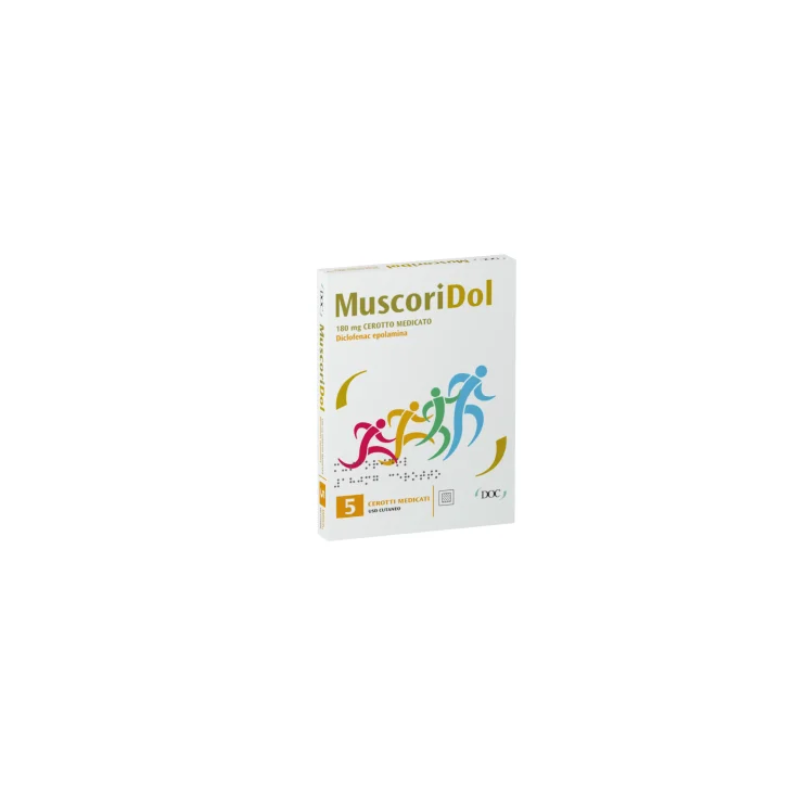 Muscoridol Cerotti Medicati 180 mg 5 cerotti