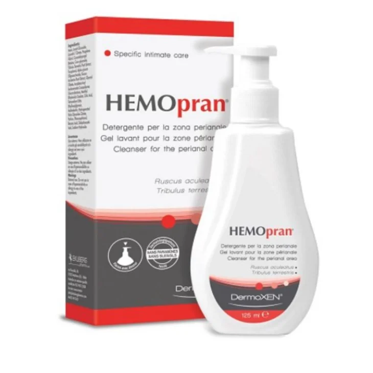 HemoPran Detergente Perianale Igiene Intima Delicata Quotidiana 125 ml