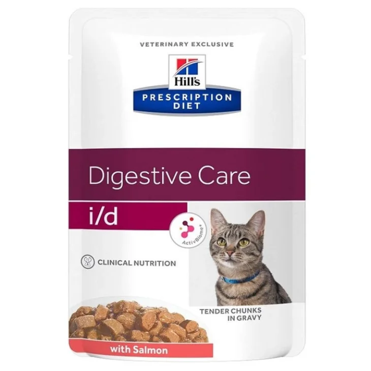 Hill's Prescription Diet I/D Cura Digestiva Salmone Gatti Bustina 85g
