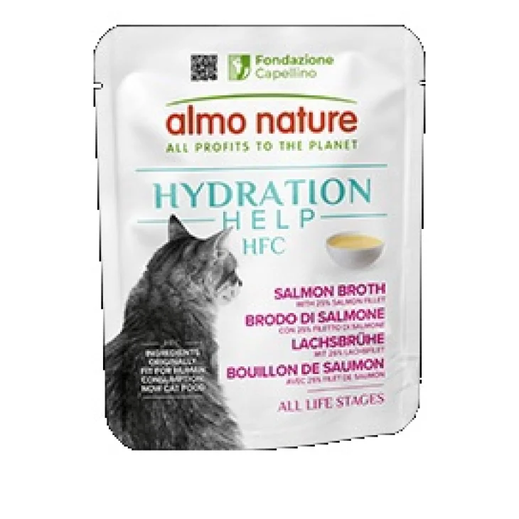 ALMO HYDRATION HELP BRODO SALMONE CON FILETTI DI SALMONE 50G