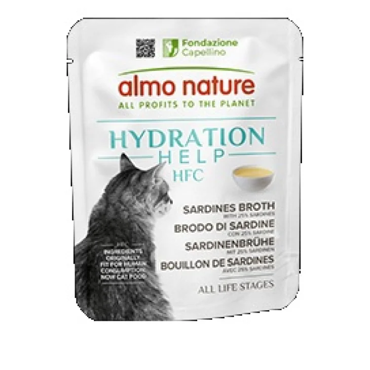 ALMO HYDRATION HELP BRODO SALMONE CON FILETTI DI SALMONE 50G
