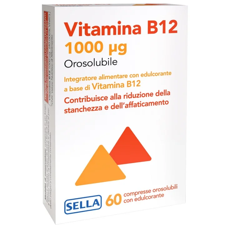 VITAMINA B12 60CPR OROSOLUBILI VITAMINA B12 60CPR OROSOLUBILI