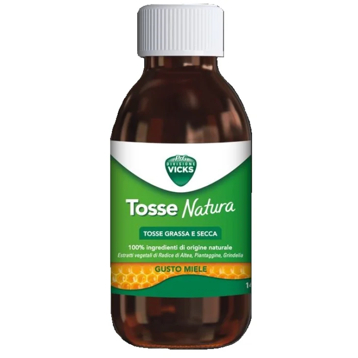 Vicks Tosse Natura Bambini per Tosse Grassa e Secca Gusto Miele 140 ml
