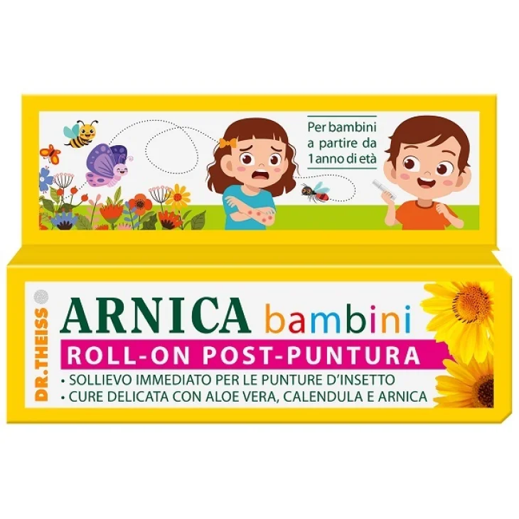 Dr Theiss Roll On Post Puntura Arnica Bambini Sollievo Immediato 15ml