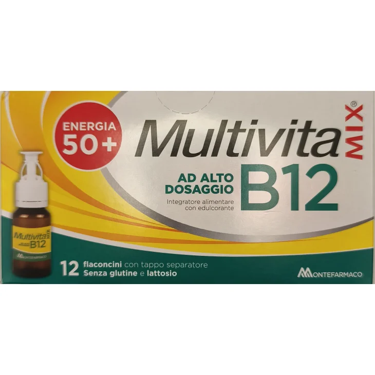 Montefarmaco Multivitamix B12 Integratore di Vitamina B 12 Flaconcini
