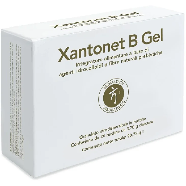Bromatech Xantonet B Gel Integratore per la Regolarità Intestinale 24 bustine