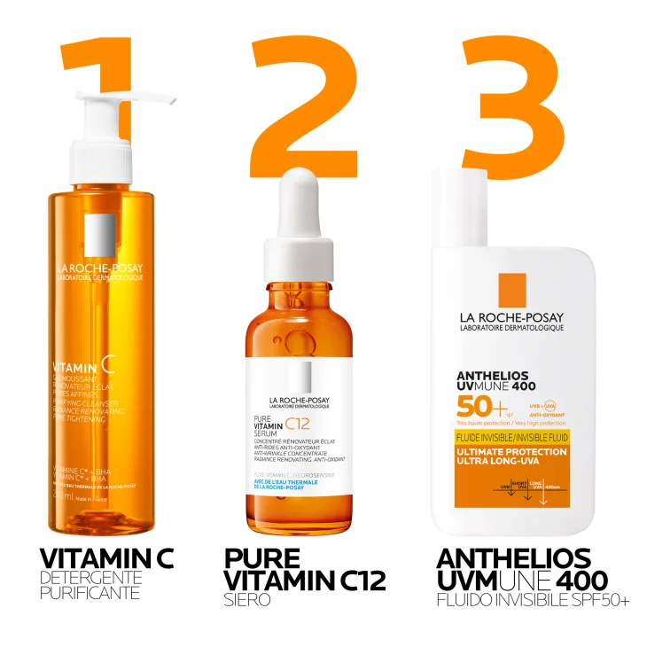 La Roche-Posay Pure Vitamin C Detergente Purificante Pelli Sensibili 200 ml