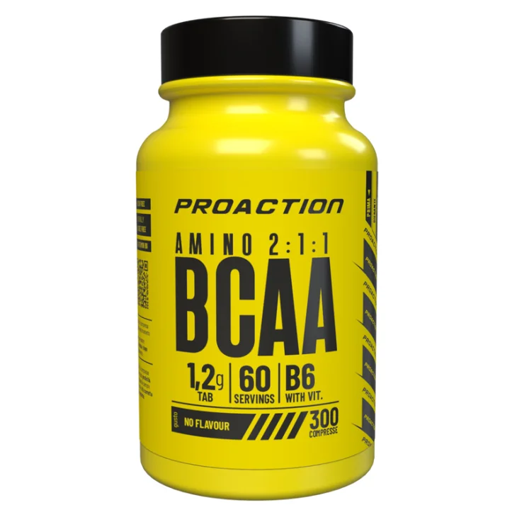 ProAction Fit BCAA 2:1:1 Integratore di Aminoacidi Ramificati 300 compresse ProAction Fit BCAA 2:1:1 Integratore di Aminoacidi Ramificati 300 compresse